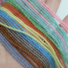 Natural Mother of pearl cat eye stone beads chain design making women jewelry DIY colorful ball for bracelet small size stone