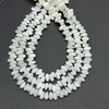 Natural Mother of pearl drop shape necklace round drop small beans white shell for women bracelet making fashion jewelry using