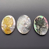 Natural Mother of pearl cameo design cutting oval shape big pendant lady face for women necklace making black shell cutting