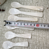 Natural Mother of pearl spoon design fork for lady style white shell jewelry making plate shape handmade DIY beauty design 