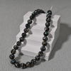 Natural Mother of pearl ball chain shell necklace colorfull round black shell jewelry design making pendant DIY cabochon design