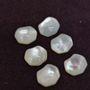 Natural Mother of pearl rings cabochon cutting jewelry inlay making pendant design white shell small parts square shape design