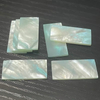 Natural Mother of pearl rectangle shape cutting raw material for jewelry making inlay colorful shell bigger size plain face square 