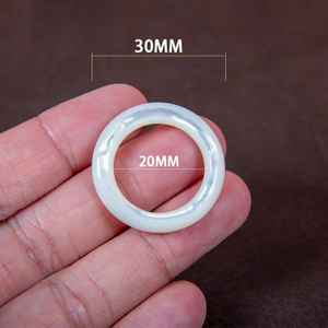 Natural Mother of pearl bracelet design making for women fashion jewelry wristband shape cuttingg round disco rings design 