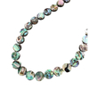 Natural Mother of pearl round shape cutting abalone shell necklace making DIY for women jewelry using small beans plain face 