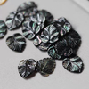 Natural Mother of pearl leaf shape cutting for earrings design small cabochon women necklace making image girls bracelet using 