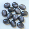 Natural Mother of pearl oval cabochon cutting rings design inlay making obsidian stone small beans women jewelry using cabochon