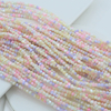 Natural Mother of pearl necklace making colorful shell small beans women jewelry DIY parts free shape cutting for chain using