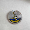 Natural Mother of pearl round shape pendant making image design for women jewelry DIY small cabochon pretty things for girl