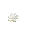 Natural Mother of pearl embossment design cutting flower shape for bracelet making DIY girls jewelry small parts pretty things 