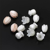 Natural Mother of pearl cabochon shape cutting colorful stone for rings design face cutting blue stone women jewelry beans 