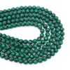 Natural Mother of pearl round beans cutting malachite small necklace women jewelry DIY making pretty things bracelet design parts