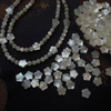 Natural Mother of pearl little star shape cutting for rings design cabochon beans earring making bombe face bracelet design 