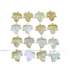 Natural Mother of pearl oval shape design cutting for earrings making women necklace colorful beans jewelry parts rings inlay 