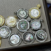 Natural Mother of pearl dragon shape cutting animal design embossment face cabochon round shape pendant inlay icons image 