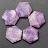Natural Mother of pearl star shape cutting for pendant making fahsion stone women necklace Amethyst face cutting turqoise 