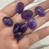 Natural Mother of pearl oval cabochon for rings making Amethyst women necklace inlay design big size fashion design DIY