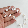 Natural Mother of pearl small beans for women jewelry necklace design DIY lightning shape cabochon design bracelet using 