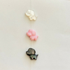 Natural Mother of pearl animal shape cutting for women jewelry design necklace DIY making pretty things rabbit cabochon pink shell 