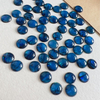Natural Mother of pearl round cabochon for rings design making abalone shell blue color small beans jewelry inlay design women