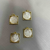 Natural Mother of pearl image shape cutting embossment pendant making angle image white shell round design guadalupe 