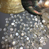 Natural Mother of pearl oval shape cutting abalone shell rings cabochon design for jewelry making inlay women necklace DIY