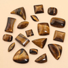 Natural Mother of pearl cabochon cutting for rings design tiger eyes stone square shape jewelry making design necklace inlay