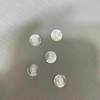 Natural Mother of pearl guadalupe image cutting round shape cabochon inlay jewelry for women necklace making small beans 