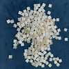 Natural Mother of pearl flower cutting double side chain parts small beads clover shape bracetet making women jewelry DIY