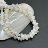 Natural Mother of pearl drop shape necklace round drop small beans white shell for women bracelet making fashion jewelry using