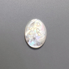 Natural Mother of pearl oval cabochon image cutting for pendant design inlay making high thickness black shell women jewelry 