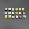 Natural Mother of pearl flower cutting double face for necklace design using clover shape yellow shell bracelet making DIY small 