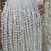 Natural Mother of pearl round shape for necklace women jewelry design small beads white shell disc design bracelet using 