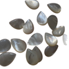 Natural Mother of pearl drop cabochon carving inlay design making bombe shape small size earring design white shell bracelet 