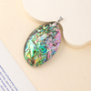 Natural Mother of pearl abalone shell pendant original shell jewlry making earring design colorful handmade parts necklace 