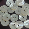Natural Mother of pearl button design for jewelry making round white shell cabochon earring design plain side square shape 
