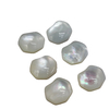Natural Mother of pearl rings cabochon cutting jewelry inlay making pendant design white shell small parts square shape design