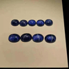 Natural Mother of pearl oval shape cutting for earrings design making women jewelry blue stone cabochon design moonstone 