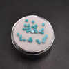 Natural Mother of pearl small cabochon earrings design inlay making for women jewelry using turquoise plain face rings design 