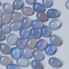 Natural Mother of pearl small cabochon oval shape for rings design inlay making blue agate women jewelry using small beans opal