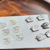 Natural Mother of pearl bird shape cutting for women pendant bigger parts jewelry design making cabochon icons image bracelet 