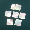 Natural Mother of pearl cube shape carving for factory making shape using square design pendant women necklace fashion