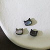 Natural Mother of pearl pretty things for bracelet making black shell star design small beans for necklace DIY disco shape jewelry
