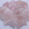Natural Mother of pearl necklace design making pink color triangle shape cutting plain parts beans women bracelet making design