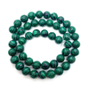 Natural Mother of pearl round beans cutting malachite small necklace women jewelry DIY making pretty things bracelet design parts