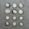 Natural Mother of pearl flower cabochon cutting round pendant women jewelry fashion design embossment shape icons image 