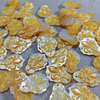 Natural Mother of pearl hollow design women jewelry necklace inlay things yellow shell cross shape cutting bracelet lady making