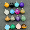 Natural Mother of pearl small beans for pendant design making round shape cutting colorful stone women necklace design making
