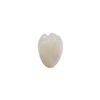 Natural Mother of pearl flower shape cutting white shell small beans bombe face cabochon for chain design making earrings 