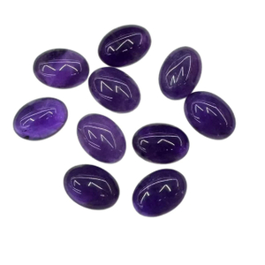 Natural Mother of pearl oval cabochon for rings making Amethyst women necklace inlay design big size fashion design DIY